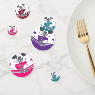 Verjaardagsfeestje Cheer Cheerleading Meisjes Confetti