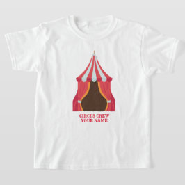 Verjaardagsfeestje Circus Thema KINDER T-SHIRT MET