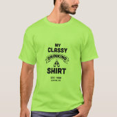 Verjaardagsfeestje Classy Drink T-shirt