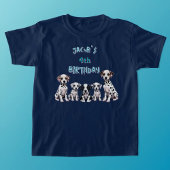 Verjaardagsfeestje Dalmatische hond T-shirt
