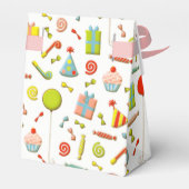 Verjaardagsfeestje dank je bedankdoosjes (Achterkant)