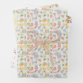 verjaardagsfeestje Dierenthema verjaardag oerwoud Inpakpapier Vel (In situ)