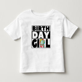 VERJAARDAGSFEESTJE DOCHTER AAN TE PASSEN KINDER SHIRTS