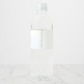 Verjaardagsfeestje Editable Summer Splish Splash Waterfles Etiket (Achterkant)
