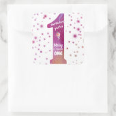 Verjaardagsfeestje Een Waterverf Fairy Sticker (Tas)