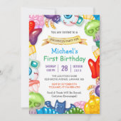 Verjaardagsfeestje eerste Halloween voor baby met Kaart (Voorkant)