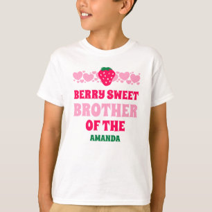 Verjaardagsfeestje eerste verjaardag broer met aar t-shirt