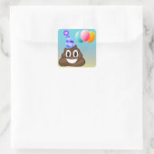 Verjaardagsfeestje Emoji Ombre Stickers (Tas)
