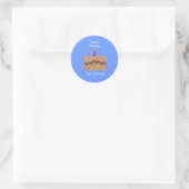 Verjaardagsfeestje favor label (Tas)