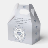 Verjaardagsfeestje Favorietendozen, Diamant Verjaa Bedankdoosjes (Achterkant)