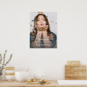 Verjaardagsfeestje Foto Fun Welkom Poster (Keuken)