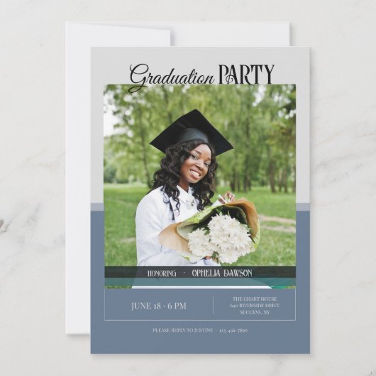 Verjaardagsfeestje foto uitnodiging (Voorkant)