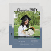 Verjaardagsfeestje foto uitnodiging (Voorkant / Achterkant)