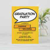 Verjaardagsfeestje Fun Modern Klas van 2022 Kaart (Staand voorkant)