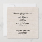 Verjaardagsfeestje Herten Boogschieten Kaart (Achterkant)