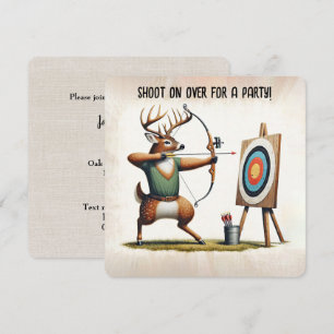 Verjaardagsfeestje Herten Boogschieten Kaart