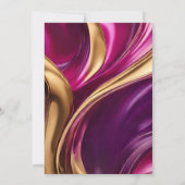 Verjaardagsfeestje-Het is Feesttijd-Abstract Flow  Kaart (Achterkant)