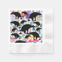 Verjaardagsfeestje Hond Servet