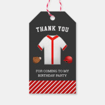 Verjaardagsfeestje honkbal bedank cadeautje