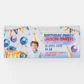 Verjaardagsfeestje Horizontale Banner (Horizontaal)