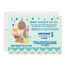 Verjaardagsfeestje Ice Cream Social