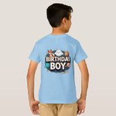 Verjaardagsfeestje in de ruimte t-shirt (Achterkant volledig)
