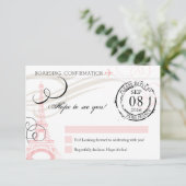  verjaardagsfeestje in Parijs RSVP (Staand voorkant)