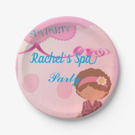 Verjaardagsfeestje in Spa Papieren Bordje