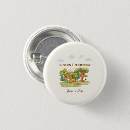 Verjaardagsfeestje indoor speelparadijs ronde button 3,2 cm
