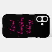 Verjaardagsfeestje iphone hoesje (Achterkant (horizontaal))