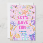 verjaardagsfeestje kaart (Achterkant)