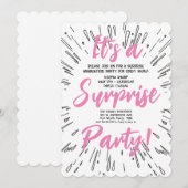 Verjaardagsfeestje kaart (Voorkant / Achterkant)