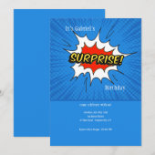 Verjaardagsfeestje Kaart (Voorkant / Achterkant)