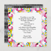 Verjaardagsfeestje Kawaii Ijs Super Schattig Kaart (Voorkant / Achterkant)