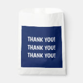 Verjaardagsfeestje Kinderen Blauw Bedankt Bedankzakje (Voorkant)