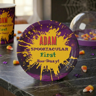 Verjaardagsfeestje Kinderen Halloween Halloween Papieren Bordje