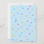 VERJAARDAGSFEESTJE KINDEREN ijshoorntje blauwe spi Kaart (Achterkant)