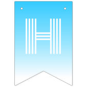 Verjaardagsfeestje-klaar Walvis Vlaggetjes (Tweede vlag)