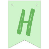 Verjaardagsfeestje konijn vlaggetjes (Tweede vlag)