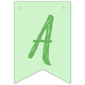 Verjaardagsfeestje konijn vlaggetjes (Derde vlag)