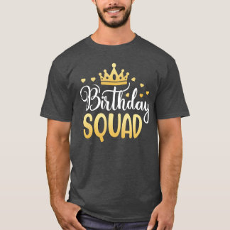 Verjaardagsfeestje Matching Familie Groep Grappige T-shirt