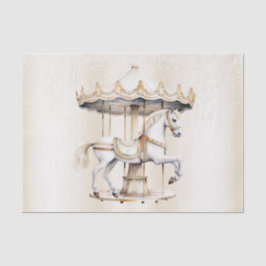 Verjaardagsfeestje Merry Go Round Circus Carnaval  Tissuepapier