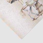 Verjaardagsfeestje Merry Go Round Circus Carnaval Tissuepapier (Detail)