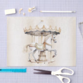 Verjaardagsfeestje Merry Go Round Circus Carnaval Tissuepapier (Craft)