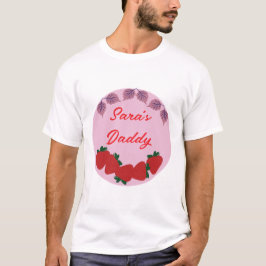 Verjaardagsfeestje met aardbeien t-shirt