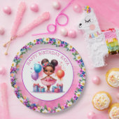 Verjaardagsfeestje met balletthema papieren bordje (Feest)