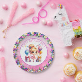 Verjaardagsfeestje met balletthema papieren bordje (Feest)