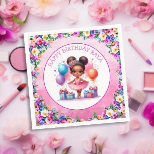 Verjaardagsfeestje met balletthema servet