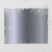 Verjaardagsfeestje met budget zilver blauw save th (Achterkant)