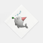 Verjaardagsfeestje met Cute Party Whale Servet (Hoek)
